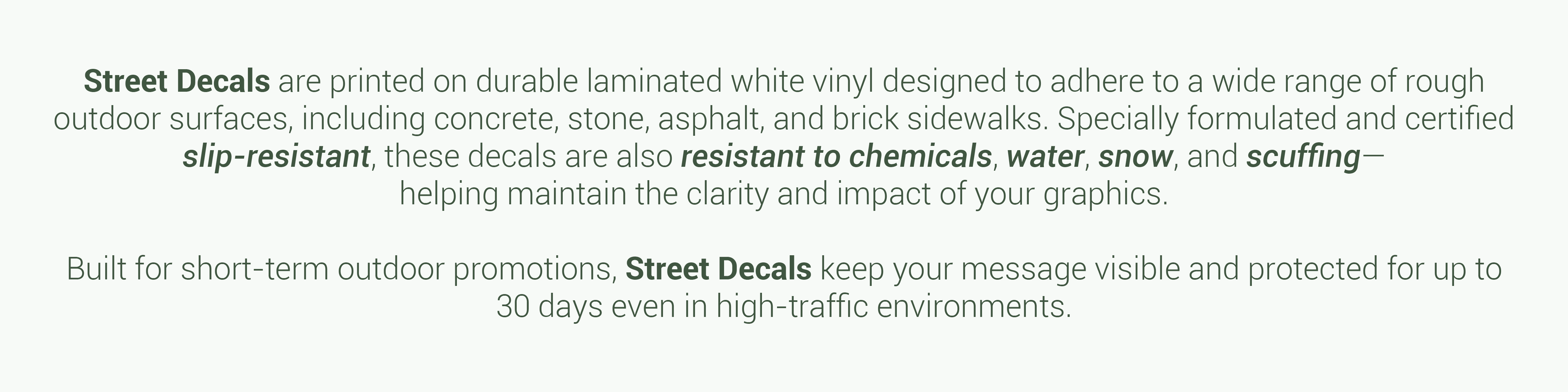 Street Decals Details