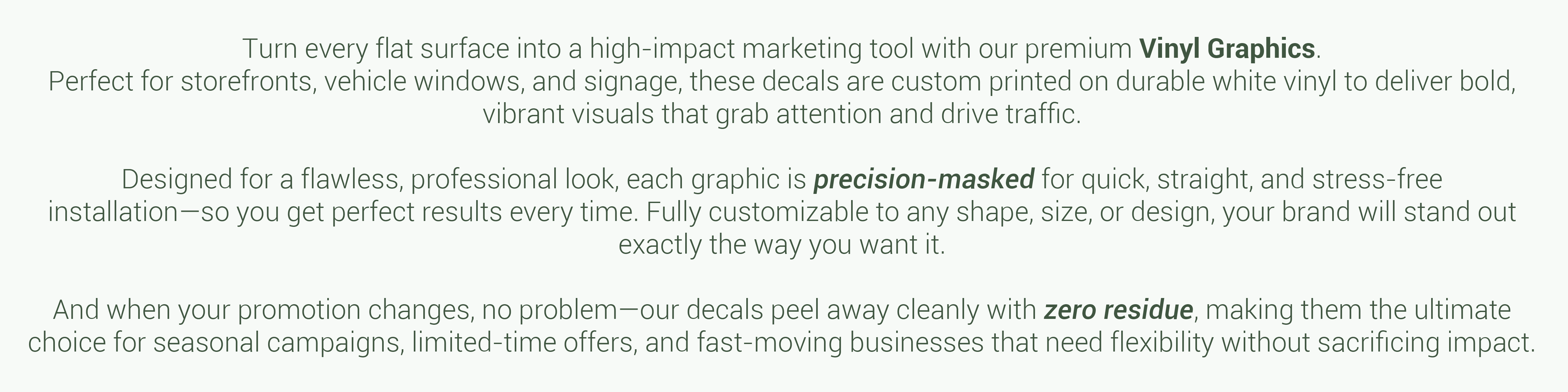 Vinyl Graphics Details