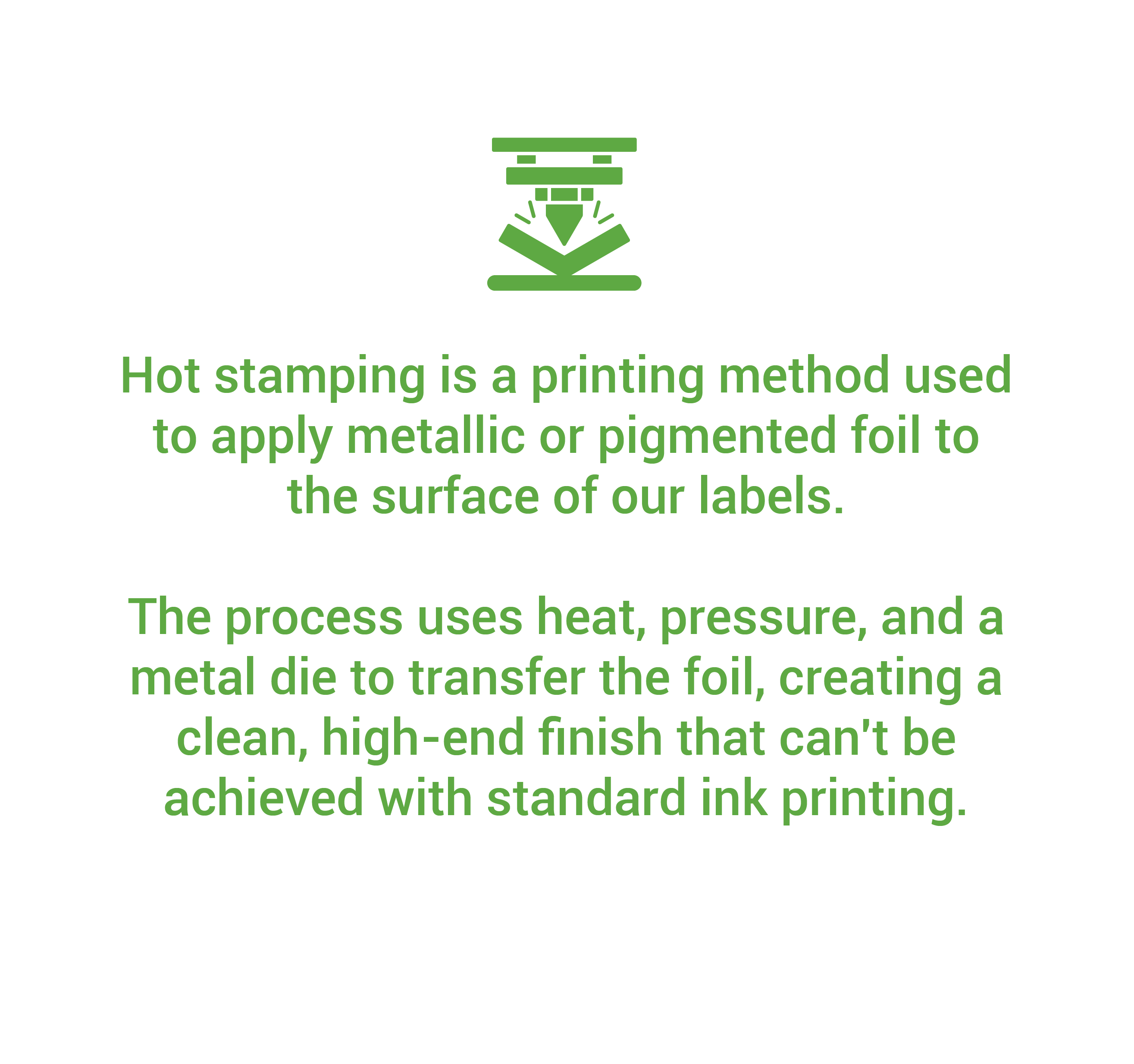 Hot Stamping Features