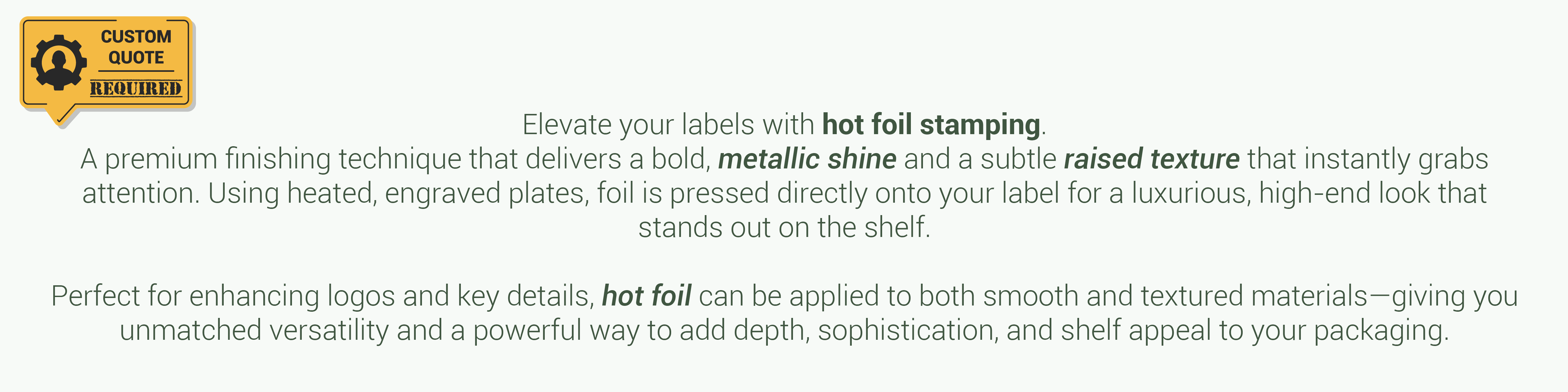 Hot Stamping Details