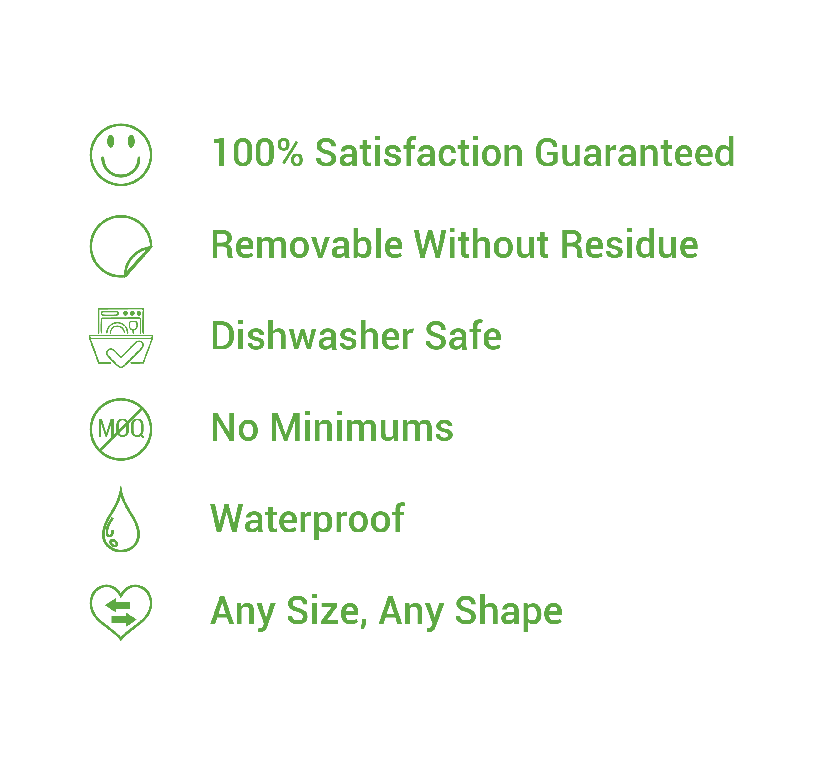 Custom Stickers Features