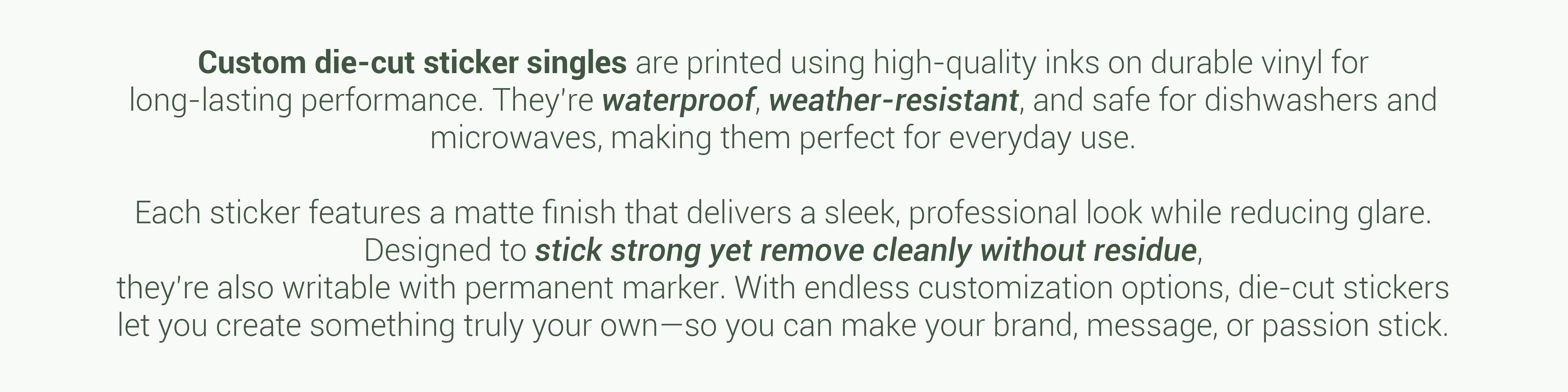 Custom Stickers Details