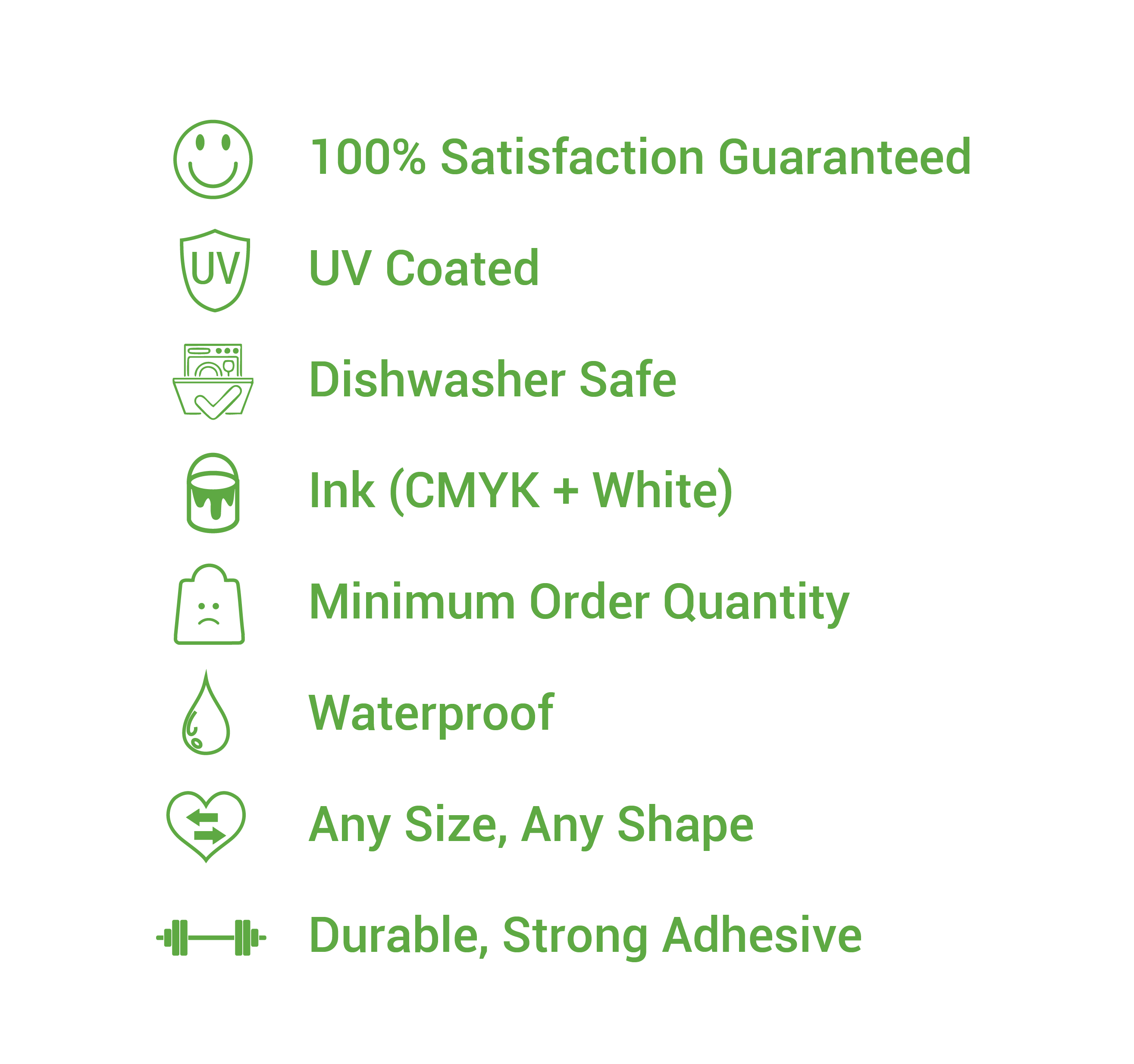 Holographic Stickers Features