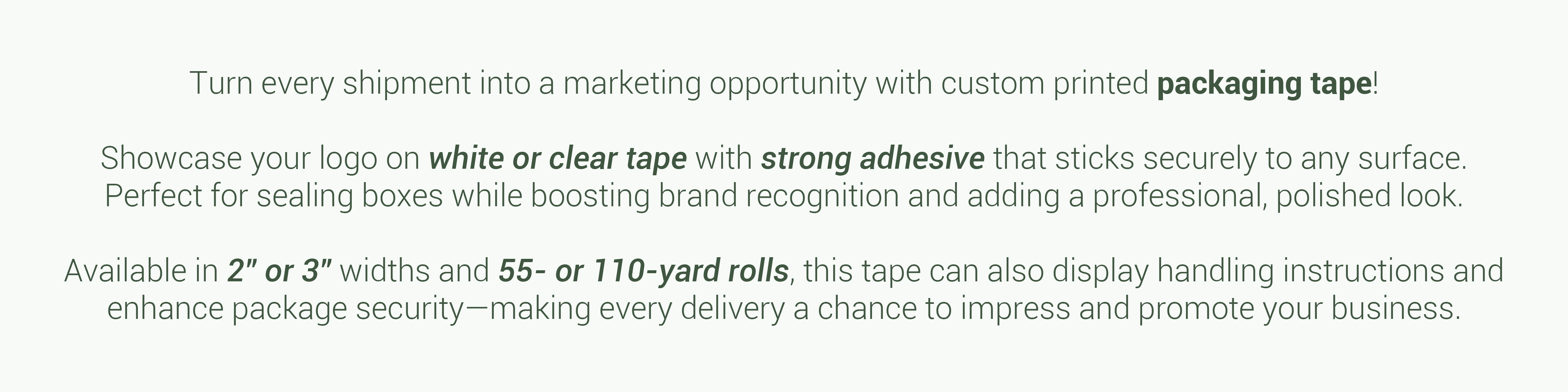 Packing Tape Details
