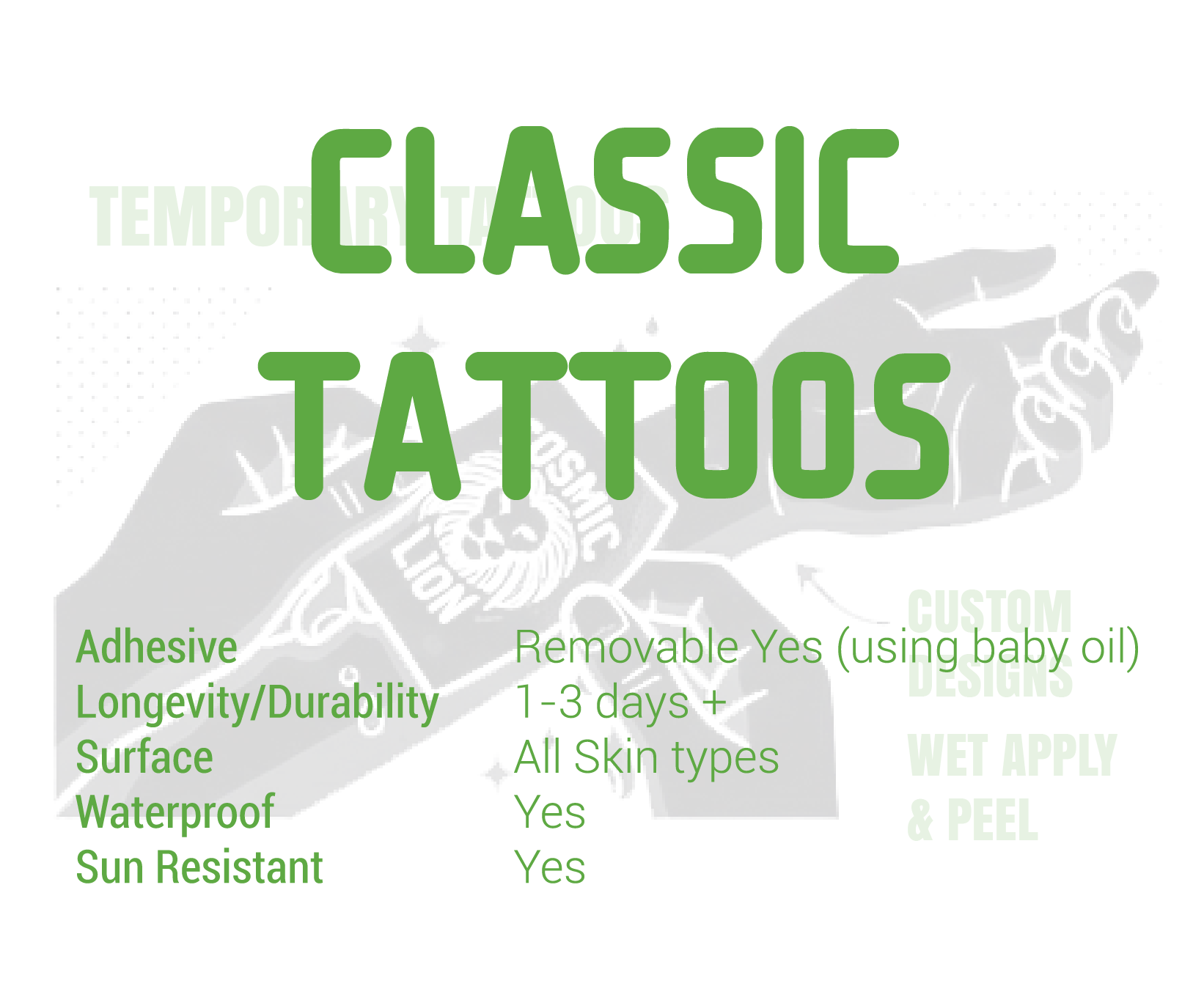 Classic Tattoos Summary