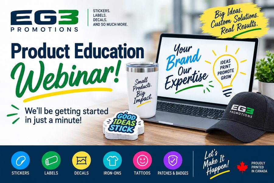 Product Education Webinar Promo — Additional Resources PDF download preview from Evergreen Graphics Group