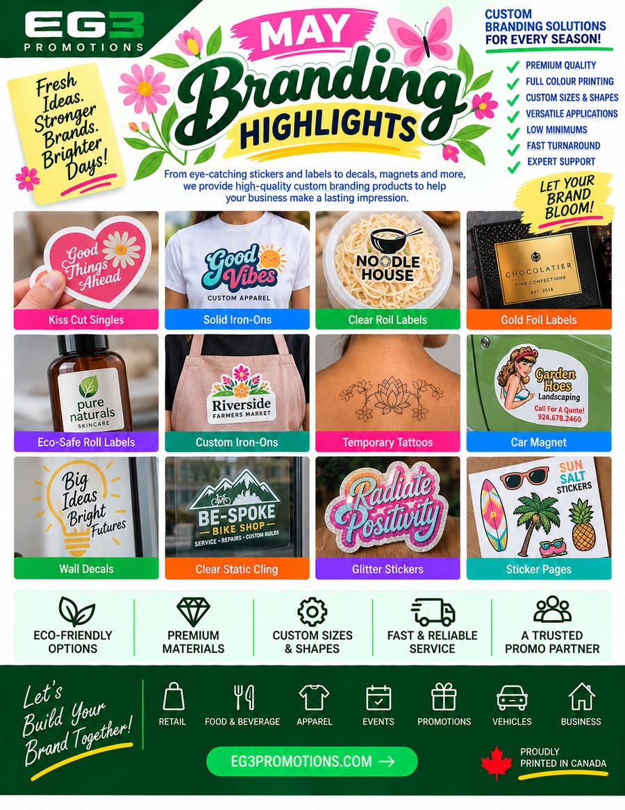 Spring Branding Highlights — Branding Highlights PDF download preview from Evergreen Graphics Group