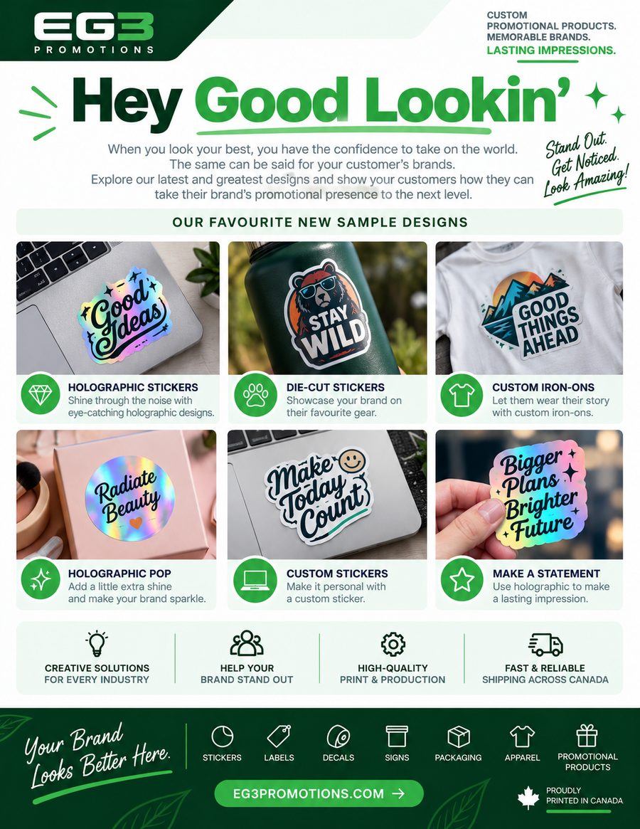 Stand Out in Style — Sales Collateral PDF download preview from Evergreen Graphics Group